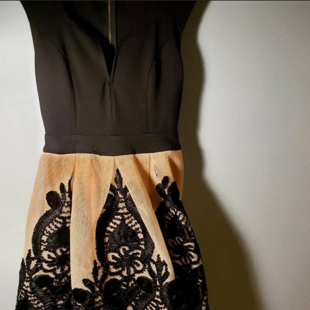 A'GACI Formal Puff Dress With Detail